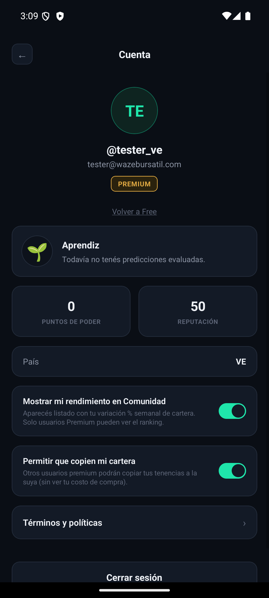 Captura de la app AlTanto 4